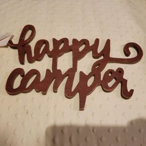 Happy Camper Wooden Sign